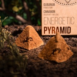 Piramida Energetica pentru Fumigatie Sagrada Madre - Olibanum si Scortisoara