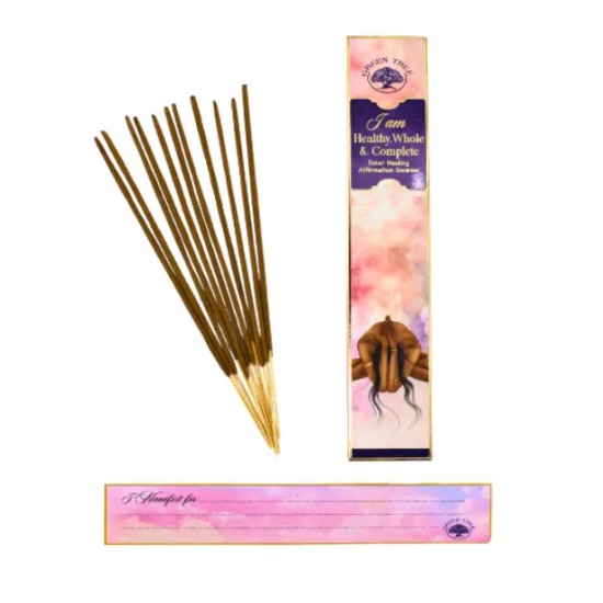 Betisoare Green Tree I am Healthy, Whole & Complete Manifestation Incense