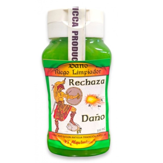 Rechaza Daño Riego Limpiador – Solutie Ritualica pentru Protectie Energetica si Indepartarea Energiilor Negative 345 ml