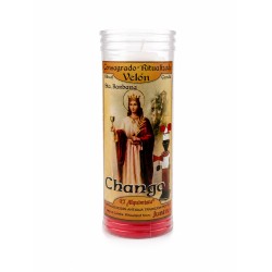 Lumanare Ritualizata Chango – Putere, Curaj, Protectie si Deschiderea Drumurilor