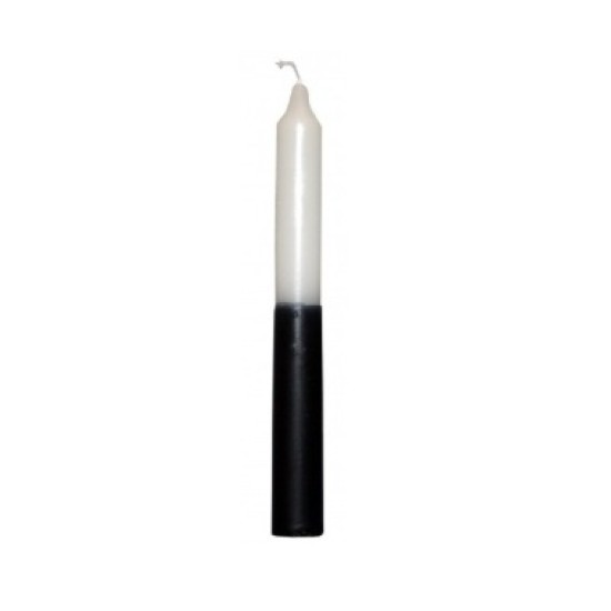Lumanare Alba si Neagra – Lumanare Ritualica pentru Echilibru Energetic, Protectie si Purificare Spirituala