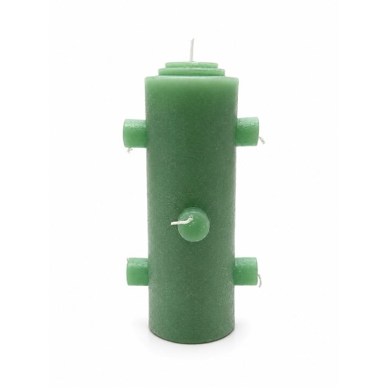 Lumanare 7 Fitile Verde – Ritual Puternic pentru Prosperitate, Noroc si Echilibru Energetic