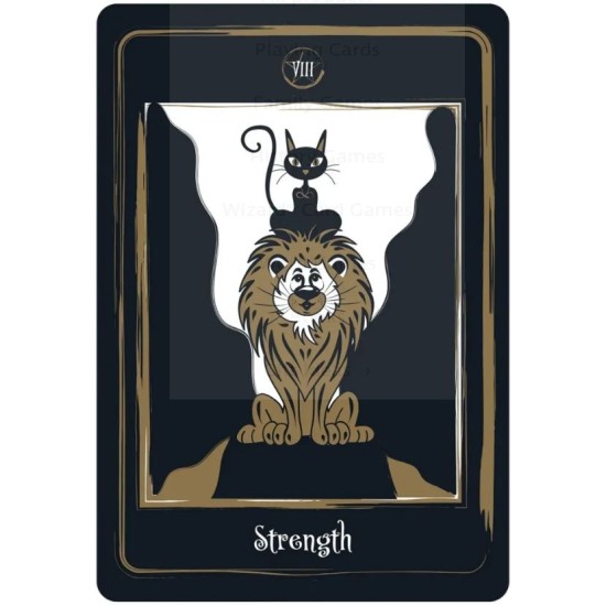 Golden Black Cat - Tarot