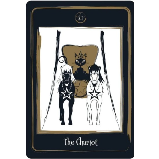 Golden Black Cat - Tarot